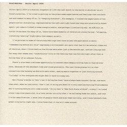 Brad Mehldau Suite: April 2020 vinyl LP