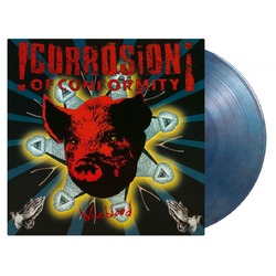 Corrosion Of Conformity Wiseblood MOV ltd #d 180gm TRANSLUCENT RED BLUE MARBLE vinyl 2 LP