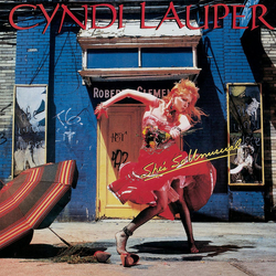 Cyndi Lauper She's So Unusual BLACK VINYL LP
