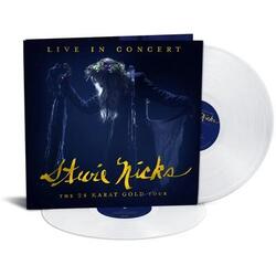 Stevie Nicks The 24 Karat Gold Tour: Live in Concert Clear vinyl 2 LP