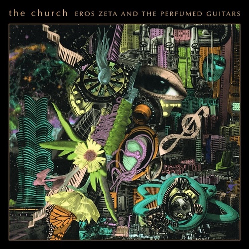 The Church Eros Zeta & The Perfumed Guitars GALAXY GREEN VINYL LP
